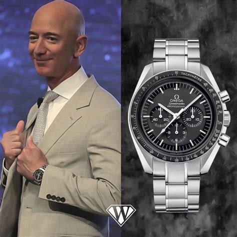 jeff bezos watch omega|jeff bezos omega speedmaster moonwatch.